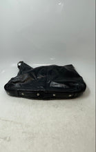 Load image into Gallery viewer, Jones New York Womens Black Leather Single Strap Zip Top Lined Shoulder Bag
