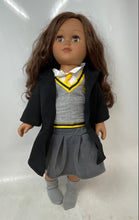 Load image into Gallery viewer, Harry Potter Hufflepuff School Uniform Brown Hair And Eyes 18 Inch Doll
