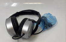 Load image into Gallery viewer, Delta Airlines Black Silver Foldable Wired Over The Ear Headphones Not Tested
