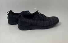 Load image into Gallery viewer, Restoration Mens Black Textured Knit Lace-Up Low Top Oxford Shoes Size 8
