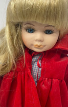 Load image into Gallery viewer, Vintage Bradley's Collectible Dolls Blonde Hair Porcelain Doll In Dress With Tag
