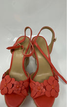 Load image into Gallery viewer, Michael Kors Womens Beige Dark Nude Leather Wedge Heel Slingback Sandals Size 6M
