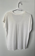 Load image into Gallery viewer, Zara Womens White Short Sleeve Scoop Neck Pullover T-Shirt Size Medium

