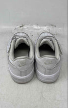 Load image into Gallery viewer, Nike Kids Air Force 1 Low White Leather Lace-Up Low Top Sneaker Shoes Size 12C
