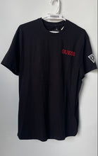 Load image into Gallery viewer, Guess Mens Black Short Sleeve Crew Neck Pullover T-Shirt Size Large
