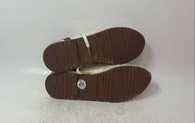 Load image into Gallery viewer, Michael Kors Womens Allie Ivory Brown Low Top Lace-Up Sneaker Shoes Size 8 M
