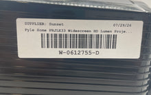 Load image into Gallery viewer, Pyle Home PRJLE33 Widescreen HD Lumen Black Projector Not Tested
