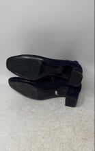 Load image into Gallery viewer, Guglielmo Rotta Womens Blue Suede Square Toe Side Zip Ankle Booties Size EU 36
