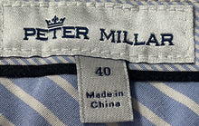 Load image into Gallery viewer, Peter Millar Mens Beige 5 Pockets Design Flat Front Straight Leg Chino Pants 40
