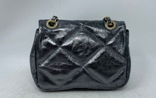 Load image into Gallery viewer, Borse In Pelle Womens Gray Inner Pockets Flap Shoulder Crossbody Handbag
