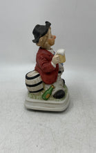 Load image into Gallery viewer, Melody In Motion Multicolor Cheers Hobo Musical Porcelain Clown Figurine

