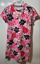 Load image into Gallery viewer, Juicy Couture Womens Pink Floral Baby French Terry Lounge T-Shirt Dress Size S
