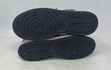 Load image into Gallery viewer, Nike Kids Air Jordan 1 Mid Black Gray Leather Lace-Up Sneaker Shoes Size 6Y
