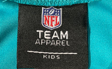 Load image into Gallery viewer, NFL Team Apparel Girls Aqua Multicolor Miami Dolphins Cheer Dress Size L 6X
