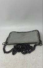 Load image into Gallery viewer, Unbranded Womens Sky Blue Snakeskin Embossed Leather Chain Strap Crossbody Bag
