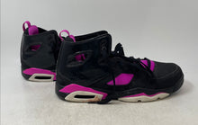 Load image into Gallery viewer, Nike Boys Air Jordan Flight Club 91 Black Purple Lace-Up Sneakers Shoes Sz 9.5Y
