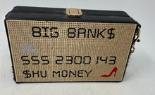 Load image into Gallery viewer, Aldo Womens Black Gold Ulauri Adjustable Chain Strap Crossbody Bag
