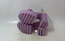 Load image into Gallery viewer, Mata Womens Clear Lavender Chained High Platform Heels Size 6
