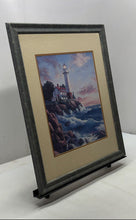 Load image into Gallery viewer, The Light House On Rocky Point By J.J. Himsworth III Framed Wall Art Print
