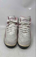 Load image into Gallery viewer, Nike Womens Air Jordan 2 Retro White Pink Lace-Up Sneaker Shoes Size 7 1/2
