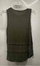 Load image into Gallery viewer, Michael Kors Womens Green Sleeveless Crew Neck Pullover Tank Top Size M
