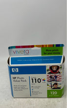 Load image into Gallery viewer, HP 110 Series Ink Cartridge Tri-Color Inkjet Print Technology Photo Value Pack
