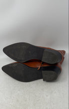 Load image into Gallery viewer, Sam &amp; Libby Womens Livie Brown Faux Leather Side Zip Cowboy Western Boots Sz 9.5

