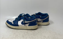 Load image into Gallery viewer, Nike Kids Air Jordan 1 Low FN9137-141 White Blue Lace-Up Sneaker Shoes Size 4Y
