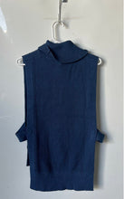 Load image into Gallery viewer, Banana Republic Womens Blue Sleeveless Turtleneck Pullover Sweater Size Small
