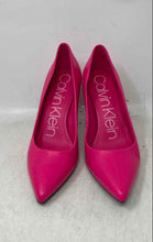 Load image into Gallery viewer, Calvin Klein Womens Gayle Pink Leather Pointed Toe Slip-On Pump Heels Size 7.5
