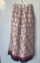 Load image into Gallery viewer, Zara Womens Multicolor Printed Flat Front Side-Zip Wide-Leg Ankle Pants Size S
