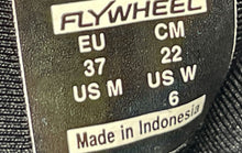 Load image into Gallery viewer, Lot Of 2 Pair Flywheel Womens Fly Fierce Black Gray Cycling Shoes Sz EU 37 W/Tag
