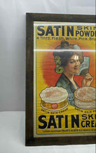 Load image into Gallery viewer, Framed Satin Skin Powder And Satin Skin Cream Wall Decor Art Advertising Poster
