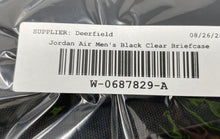 Load image into Gallery viewer, Air Jordan Mens Black Clear Jumpman Logo Top Handle Zipper Shoe Storage Bag
