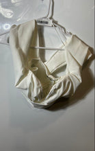 Load image into Gallery viewer, Zara Womens White Sleeveless Collarless Pullover Cropped Blouse Top Size Medium
