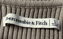 Load image into Gallery viewer, Abercrombie &amp; Fitch Womens Taupe Ribbed Knit Long Sleeve Bodycon Dress Size L

