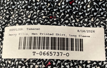 Load image into Gallery viewer, Perry Ellis Mens Multicolor Printed Cotton Long Sleeve Button-Up Shirt Size L
