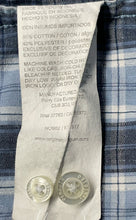 Load image into Gallery viewer, An Original Penguin Mens Blue Plaid Print Short Sleeve Button-Up Shirt Size L
