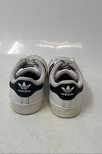 Load image into Gallery viewer, Adidas Kids Superstars FU7717 White And Black Low Top Sneaker Shoes Size 7K
