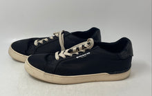 Load image into Gallery viewer, Coach Mens Clip CA006 Black Round Toe Low Top Lace-Up Sneaker Shoes Size 10.5D
