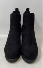 Load image into Gallery viewer, Dream Pairs Womens Black Suede Round Toe Pull-On Ankle Chelsea Boots Size 6.5
