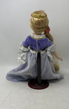 Load image into Gallery viewer, Antique Rapunzel Long Blonde Hair And Blue Eyes Decorative Porcelain Doll
