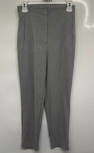 Load image into Gallery viewer, Zara Womens Gray Flat Front Pockets Straight Leg Trouser Pants Size Small
