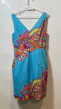 Load image into Gallery viewer, Lilly Pulitzer Womens Multicolor Printed Sleeveless Sheath Dress Size 10
