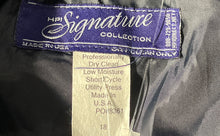 Load image into Gallery viewer, Signature Mens Blue Long Sleeve Single-Breasted Two-Button Blazer Size 18
