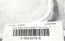 Load image into Gallery viewer, Guess Womens Gray Long Sleeve V-Neck Knitted Pullover Sweater Size Small
