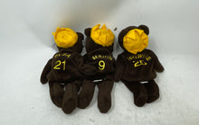 Load image into Gallery viewer, Salvino's Bamm Beanos Home Run Kings Collectible Brown Plush Bears Set 6 Pcs
