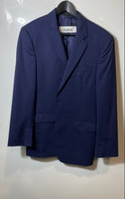 Load image into Gallery viewer, Lauren Ralph Lauren Mens Blue Wool Long Sleeve Slim Fit Two-Button Blazer Sz 38R
