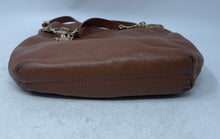 Load image into Gallery viewer, Michael Kors Womens Jet Set Brown Pebbled Leather Charm Tote Handbag
