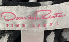 Load image into Gallery viewer, Oscar De La Renta Womens Black White Print Camisole Blouse Top Size S/P
